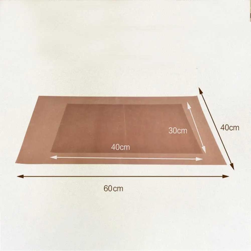 Reusable Baking Mat High Temperature Plate Pastry Paper Heat Resistant Pad Non-Stick Outdoor Barbecue Supplies