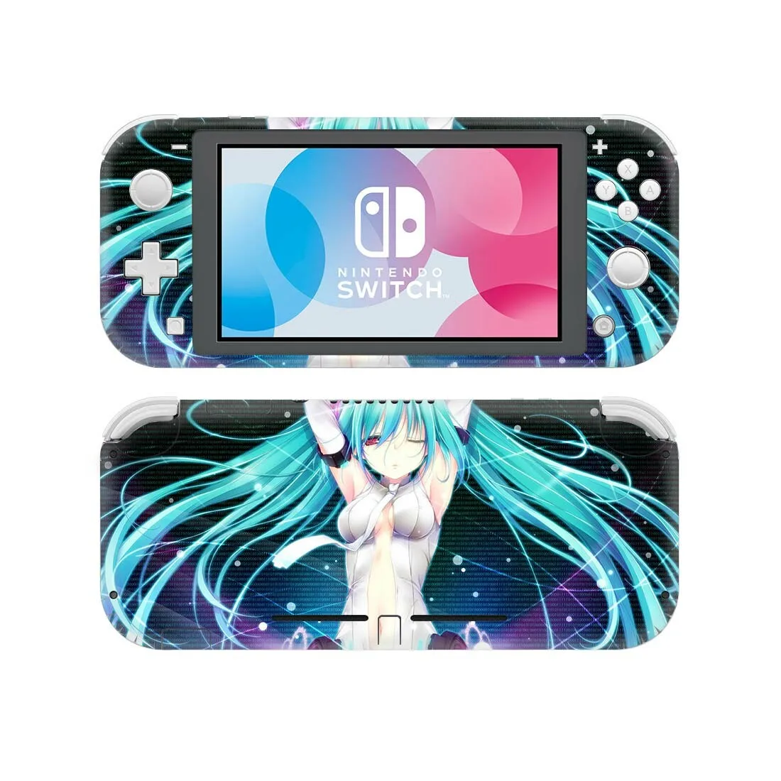 Кожная наклейка для nintendo Switch Hatsune наклейка с изображением Мику чехол для nintendo Switch Lite Protector kingd Switch Lite наклейка для кожи