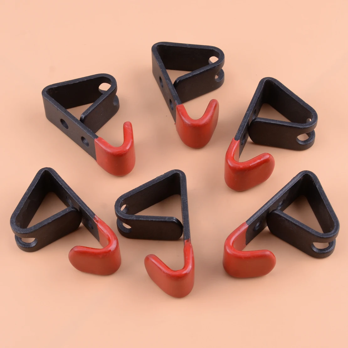 

CITALL 6pcs 13-22'' Tire Wheel Rim Hub Hanging Hook Metal Holder Shop Display Stand Rack Wall Mounted Racing Hook