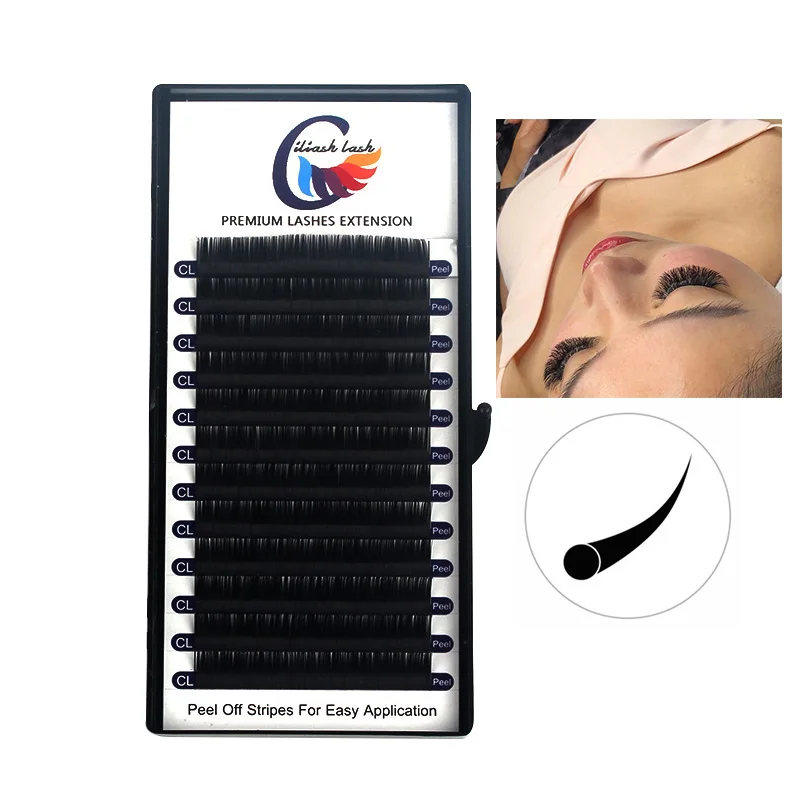 

Cilia 12Rows Free Shipping Faux mink individual eyelash lashes maquiagem cilios for professionals soft mink eyelash extension