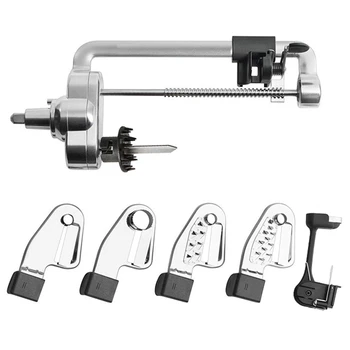 

6-Piece Peeler for Kitchenaid Rksm1Apc Spiralizer Attachment with Peel Kneading Machine and Peeler Set ,Core & Slice