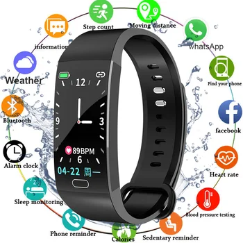 

Smart Bracelet Heart Rate Monitor Blood Pressure Sport Fitness Tracker Activity Tracker Smart Watch Waterproof Smart Wristband