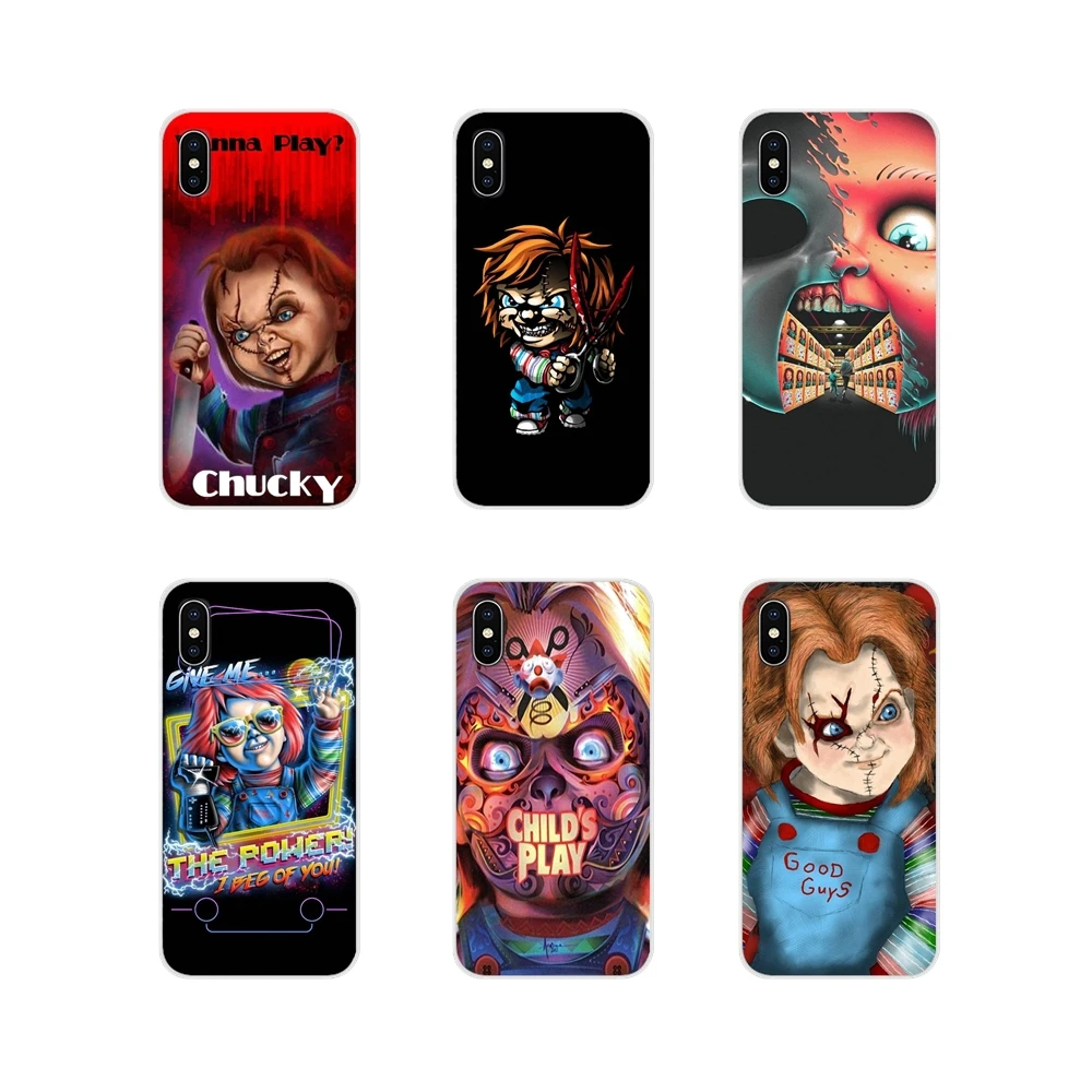 Прозрачный чехол из ТПУ чехлы с ужасным Проколом Чаки Детская игра для Samsung Galaxy A3