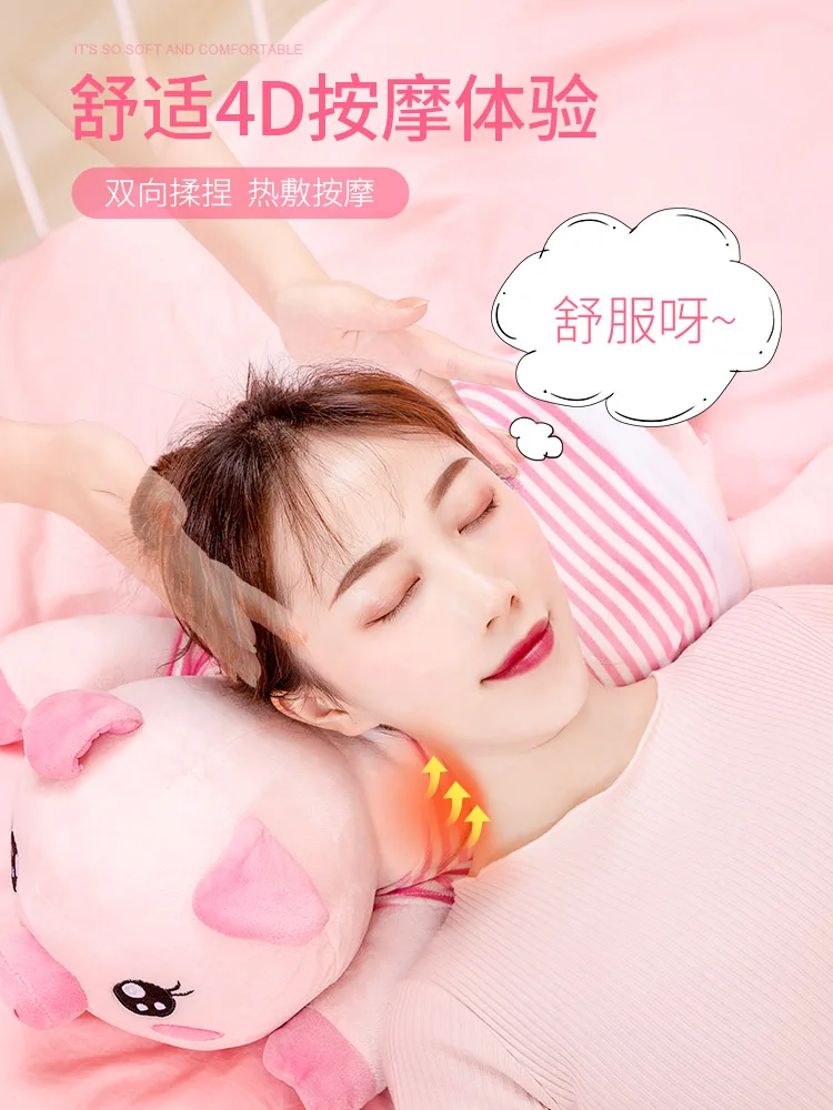 

Electric pillow for shoulder and cervical massage