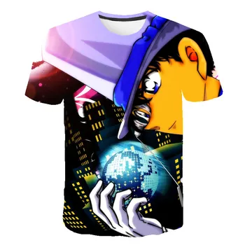 

Children's Fashion and Handsome Anime T-shirt 2020 Summer Famous Detective Conan Animation Best-Selling O-Neck Children's Tops