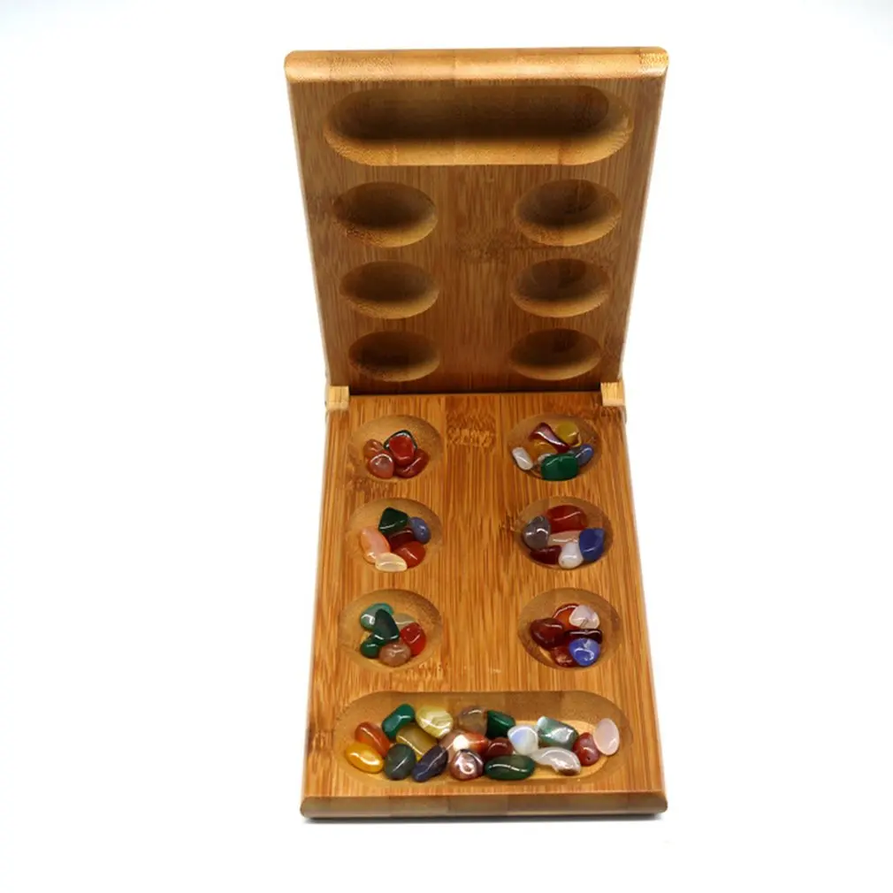 Billede af Thinking Puzzle Game Particles Returning African Gem Chess Mancala Children Board Strategy Game Kids Toys