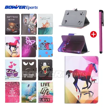 

For Lenovo TAB 2 A10-70/30 X30 X103F TAB 4 TB-X304F/N PLUS TB-X704F/N 10.1 inch Tablet Printed PU Leather Stand Cover Case
