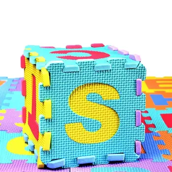

Kid Puzzle Play Mat with EVA Foam Interlocking Exercise Tiles Pad Floor Carpet