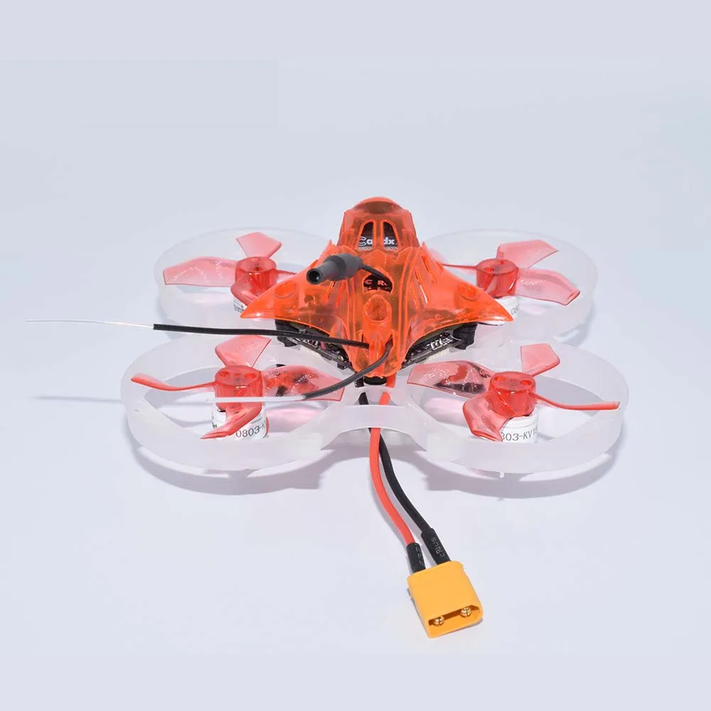 Supra7 Pro 75 мм 2-3 S бесщеточный Whoop RC гоночный Дрон-красный BNF
