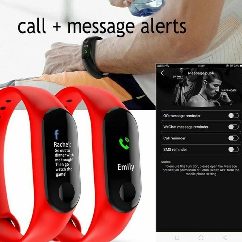 Смарт-часы, браслет, браслет, кровяное давление, монитор HeartRate, фитнес-трекер, спортивный браслет для мужчин и женщин, смарт-браслет