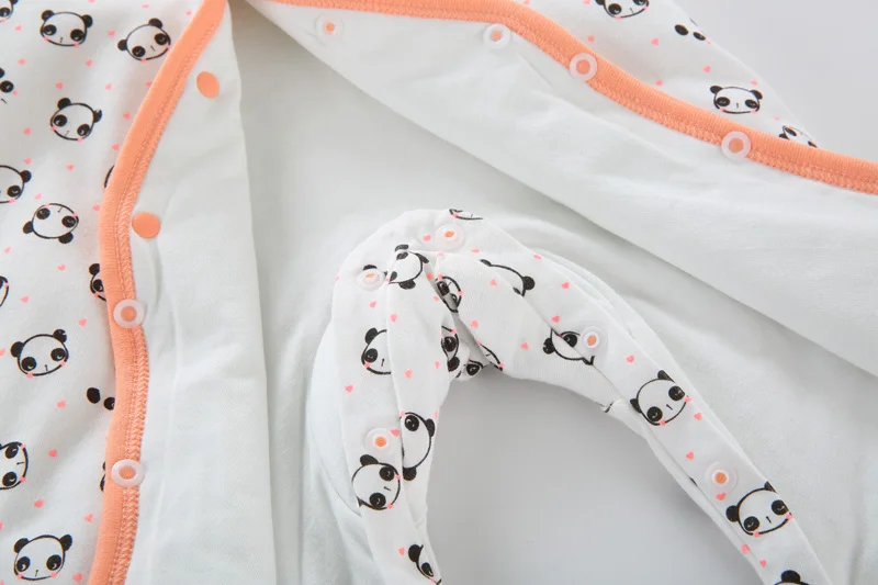 Baby romper cotton warm pajamas baby overalls kids clothes baby boys clothes girls clothes front opening round neck romper