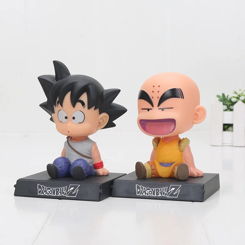 10 см Marvel Мстители Человек-паук Железный человек dragon ball Сон Гоку фигурка Марио Наруто Bobble голова фигурка украшение модель игрушки