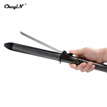 CkeyiN турмалин керамический щипцы для завивки волос палочка для завивки волос с 360 градусов Поворотный Зажим для завивки волос инструмент для укладки красоты