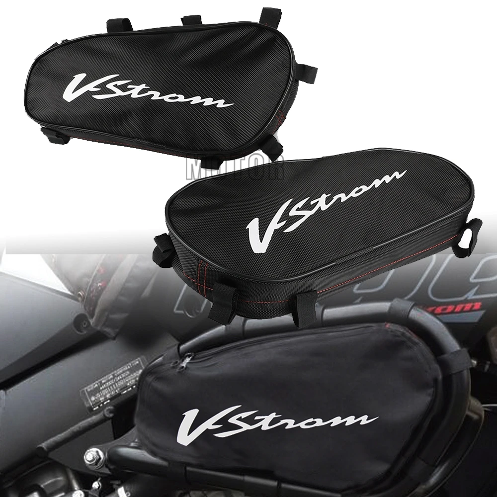 

FOR Suzuki VStrom DL1000 2014 2015 2016 2017 2018 2019 2020 2021 Motorcycle Crash Bar Waterproof Repair Bag Positioning Tool Bag