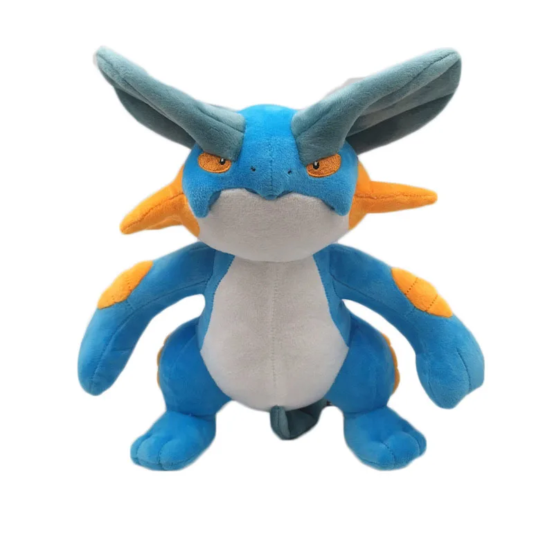 30 см Мультфильм Аниме Кукла Mudkip Swampert MEGA-Swampert Мягкие плюшевые игрушки милые Покемоны плюшевые игрушки подарки для детей - Цвет: 2