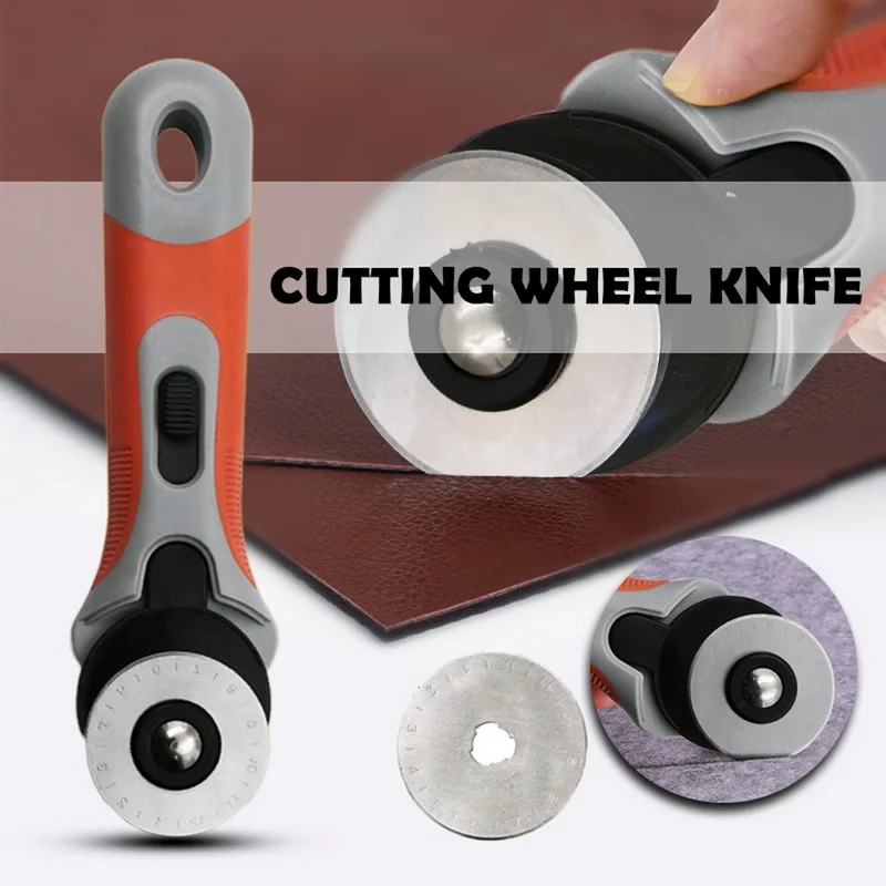 45mm Rotary Cutter Spare Blades Fit Olfa Dafa Fiskars Rotary Cutter Fabric Paper Circular Cutting Patchwork Craft Leather