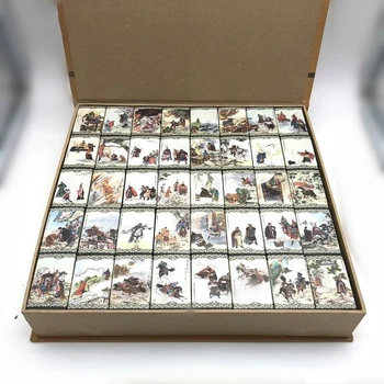 

Set 120 PCS Match Boxes, Three Kingdoms ( San Guo ) Story Art Match Box for Collection, Creative Gift Match Box for Collect