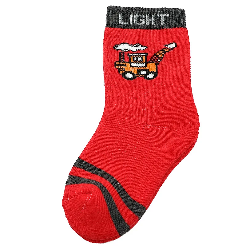 5 Pairs/Lot New Winter Boys Socks Plus Velvet Thick Cotton Children Socks 3-15 Year Kids Socks For Boys