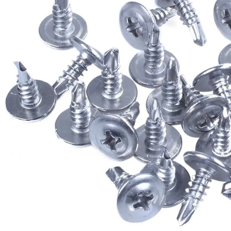 30 шт M4.2x13mm круглые крестовые головки саморезы