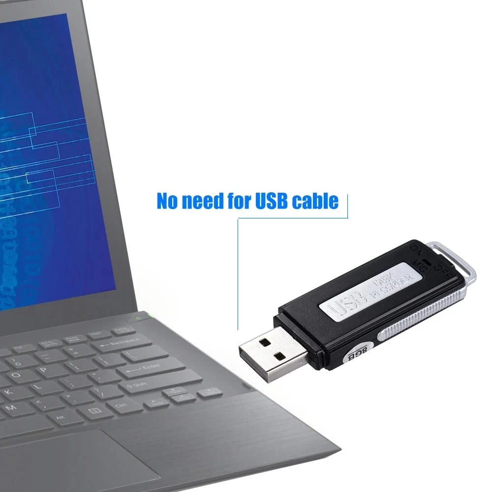 SK-868 8 ГБ Портативный USB диск аудио диктофон