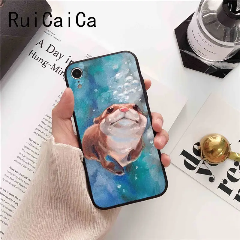 lovely cute Otter water animal