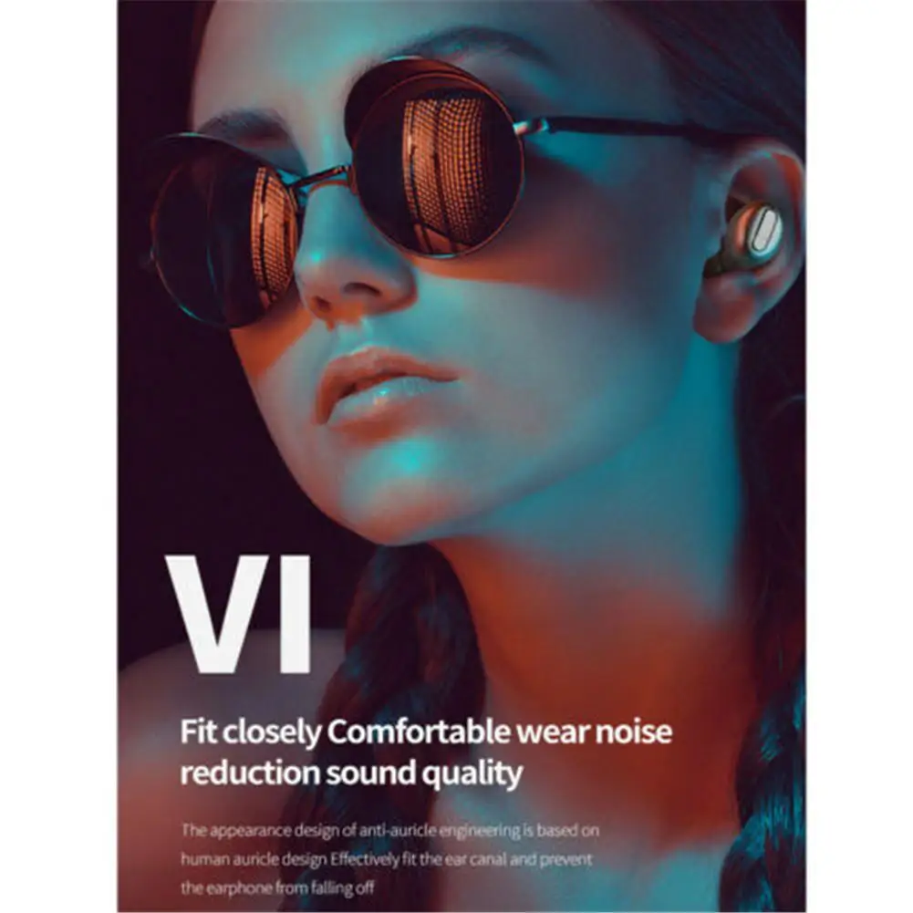 Bluetooth Wireless Headsets TWS Earphones Mini Earbuds with Microphone for iPhone Android Samsung LG Huawei P40 P30 Motorola E G