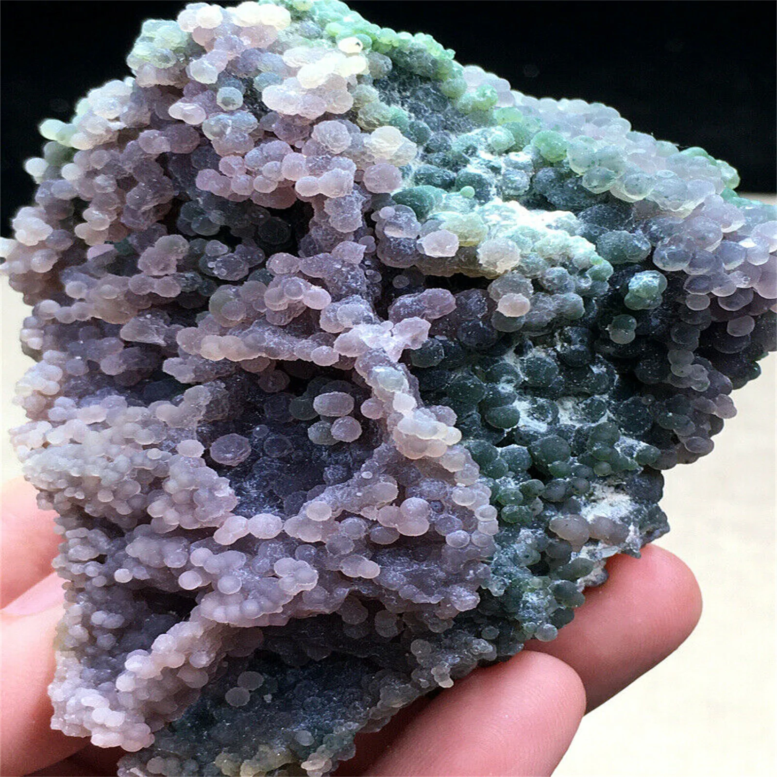 Natural Grape Agate Chalcedony Crystal Mineral J, Home Decoration 3