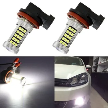 

2x H8 H11 LED Fog Lights Bulb Car Lamp For Kia rio 5 K2 K3 K5 armrest ceed sportage sorento cerato soul picanto