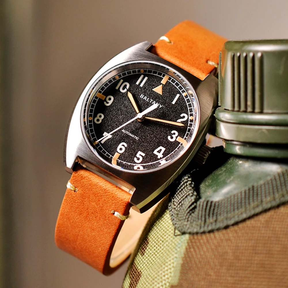 Retro W10 Pilot Automatic Watch Men NH38 orologi militari meccanici uomo  200M Diver orologio da polso Air Force orologio zaffiro luminoso|Mechanical  Watches| - AliExpress