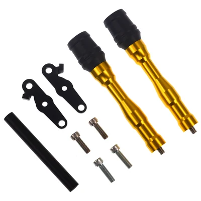 MKLIGHTECH для YAMAHA YZF-R15 V3.0 V3 VVA- мотоциклетный обтекатель защита от падения краш-накладка протектор - Цвет: Gold