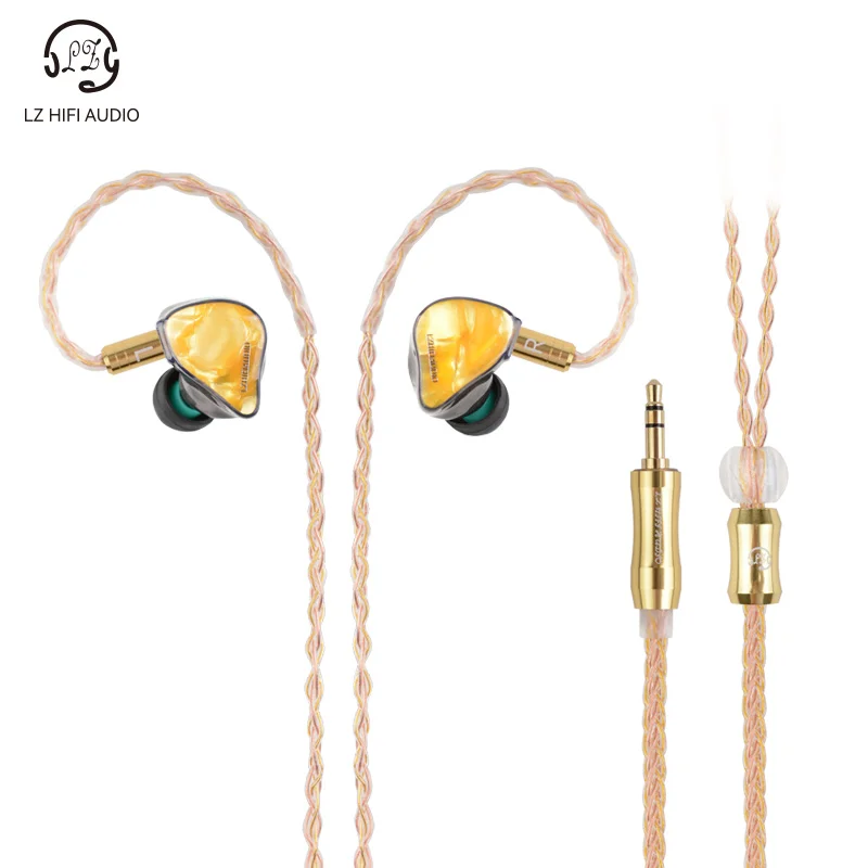 LZ A2 PRO HIFI Headset 1Dynamic+2 Knowles BA Hybrid 3 Driver Resin IEM Music Earphone with Detach 0.78mm 2Pin Cable A7 A4 Pro |