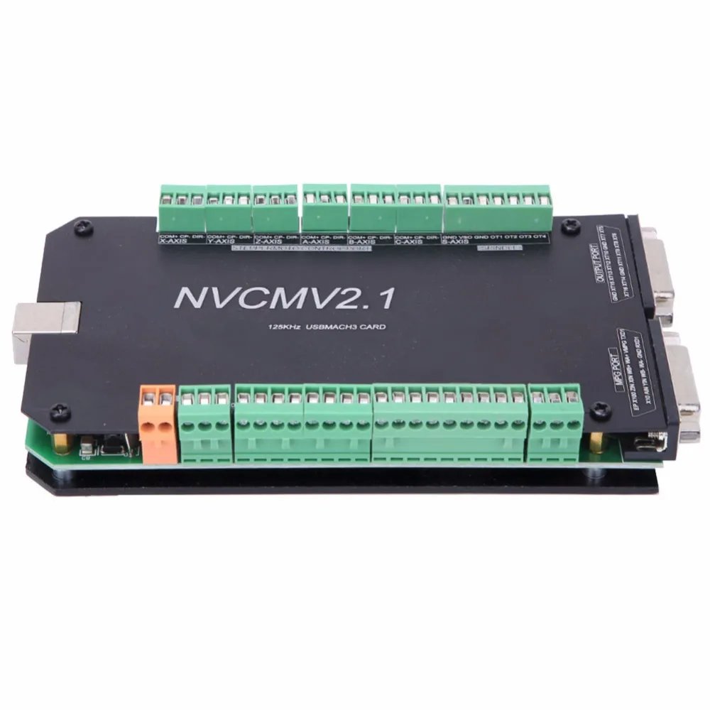 NVCM 5 оси ЧПУ контроллер MACH3 USB Интерфейс печатная плата для шагового двигателя Высокое качество