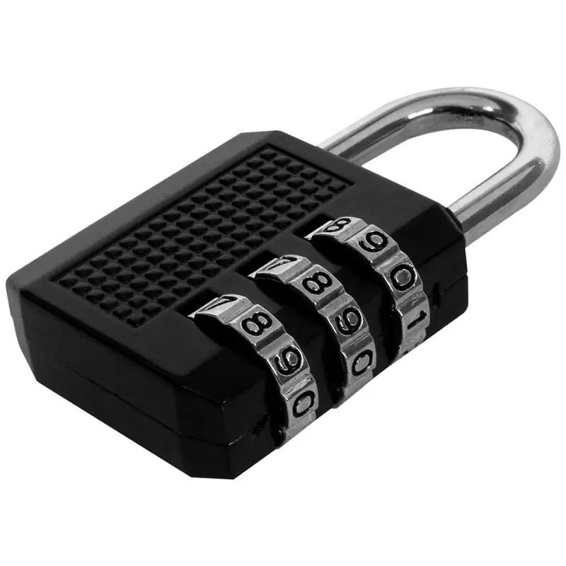 3 набора цифр комбинации замок сумка для ноутбука Toolbox чемодан путешествия багажный замок