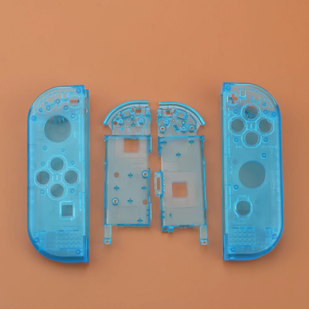 YuXi, прозрачный пластиковый корпус, Жесткий Чехол, левый/правый джойкон, чехол для контроллера, аксессуары для игр - Цвет: U