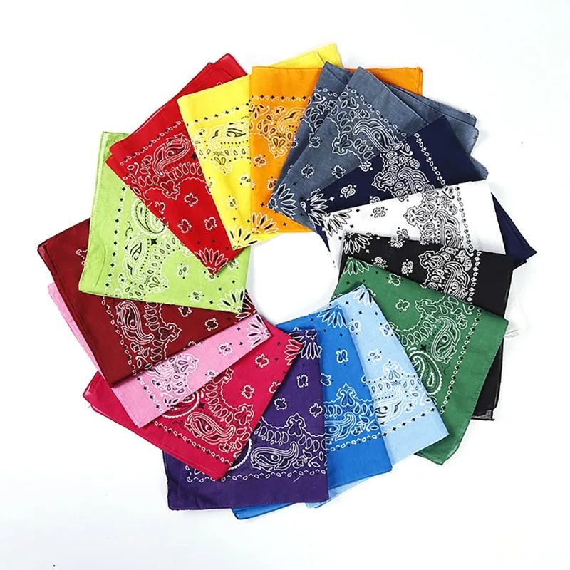 

Bicycle Scarf Outdoor Riding Sports Headscarf Hip Hop Multifunctional Print Square Scarf Women Men Hair Band Riding Scarf