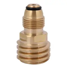 Необходимое наружное внутреннее оборудование преобразует пропан LP бак POL сервисный клапан в выход QCC латунный адаптер для барбекю походная плита