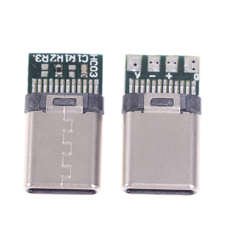 5Pcs 5A 30V USB 3.1 Tipo C Maschio Fai Da Te Saldatura Spina 5Pcs 5A 30V USB 3.1 Tipo C Maschio Fai Da Te Saldatura Spina