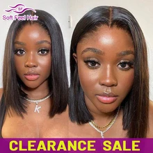 

Bob Wig Lace Front Human Hair Wigs 13x6 HD Lace Frontal Wig Pre Plucked 250 Density Lace Wig For Women Short BOB Soft Feel Hair
