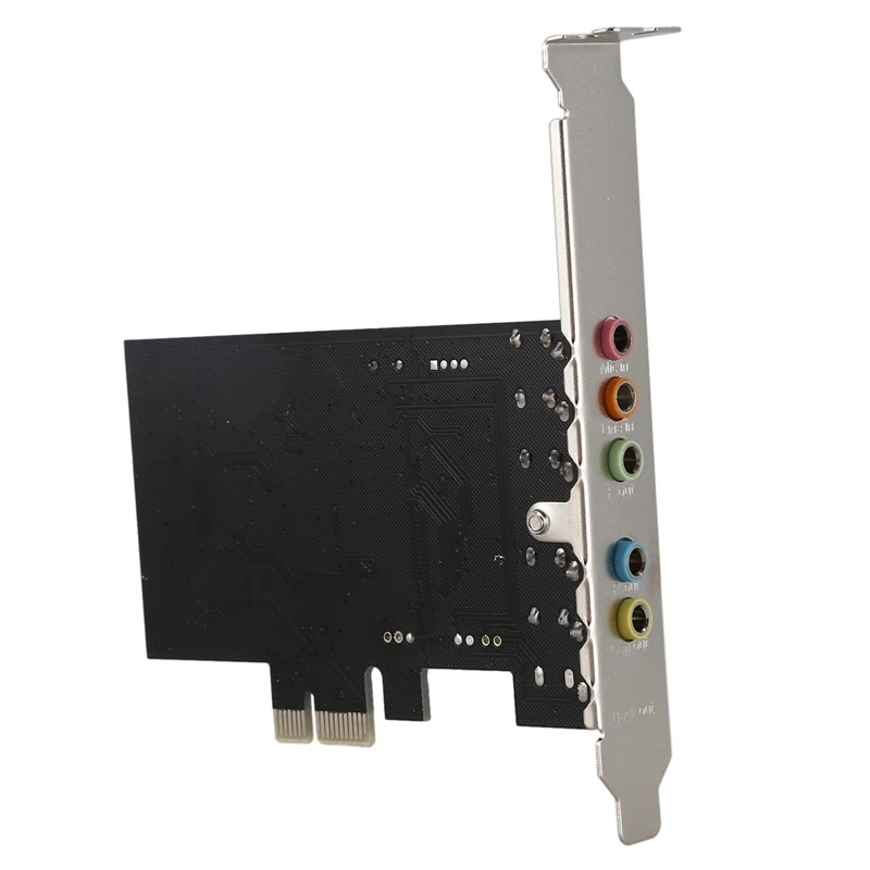 PCI Express PCI-E 5,1 канальный 3D Аудио 6 каналов цифровой звуковой карты для win XP