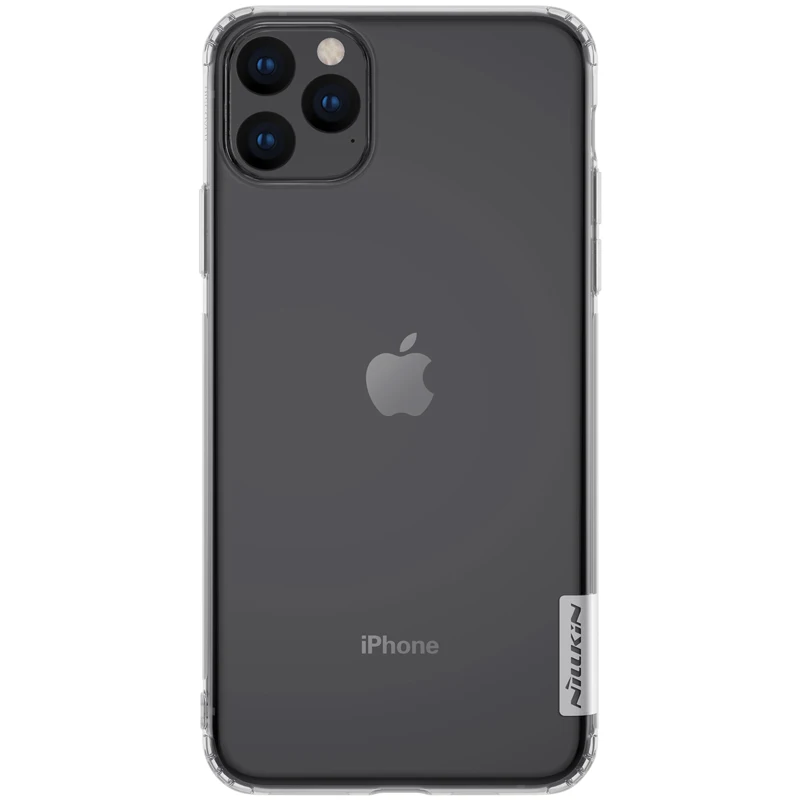 Для iPhone 11 Pro Max X XR XS Max чехол Nillkin мягкий тонкий из ТПУ чехол для телефона Силиконовая задняя крышка для iPhone 8 7 6 6s Plus 5S SE чехол - Цвет: Прозрачный