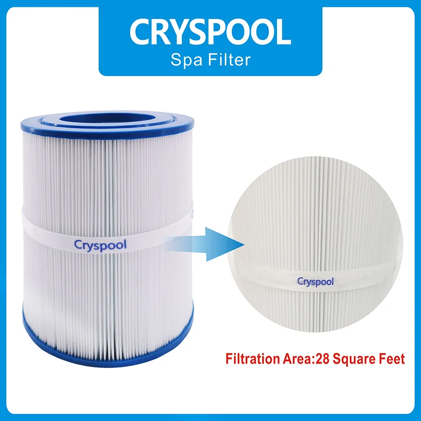 2 Pack Cryspool Hot Tub Filter Replacement for Spa Filter Aqua Crest PDM28 461273, Dream Maker spa filter