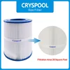 2 Pack  Cryspool Hot Tub Filter Replacement for Spa Filter Aqua Crest PDM28 461273, Dream Maker 2