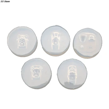 

5Pcs Handmade Acrylic Nail Art Molds Silicone Nail Art DecortiveAcrylic Design Mold Craft Tools