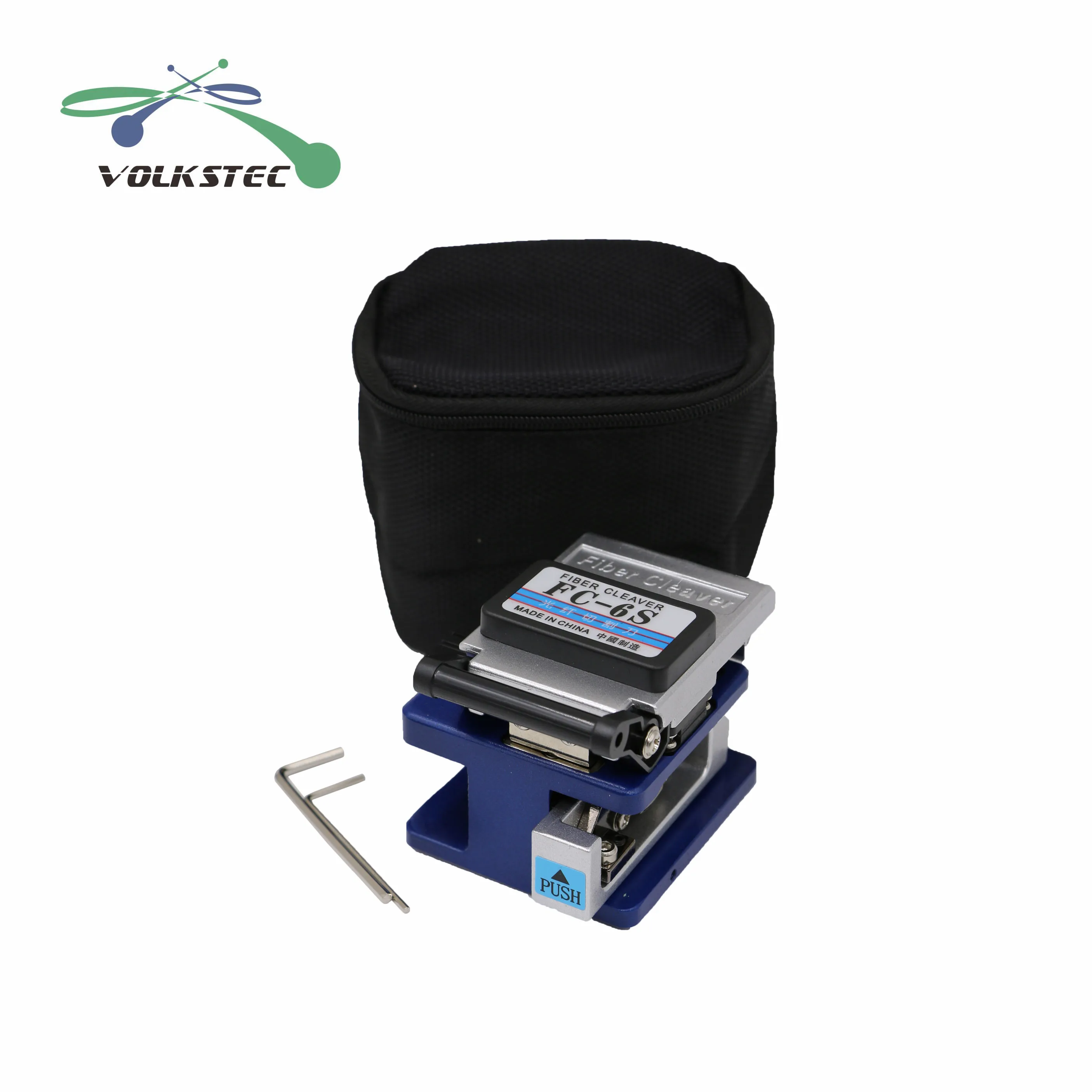 NEW free shipping VOLKSTEC FC-6SN Fiber Cleaver High Precision Fiber Cleaver with Bag