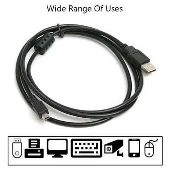 

5 Pin Mini USB Data Cable Charging Cord Line for Camera Nuvi GPS PS3 MP3 MP4 ompatible with USB Specifications 1.0 1.1 2.0