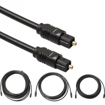 Digital Optical Audio Cable Toslink Gold Plated 1m 1.5m 2m 3 m 5m SPDIF MD DVD Gold Plated Cable 2