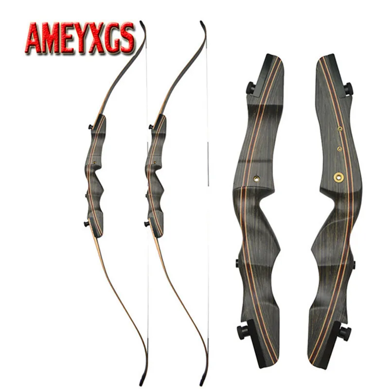 

1set 18-40lbs Archery Practice Recurve Bow 62" Shooting Training Longbow Traditional Wooden Bows For Hunting Sports Accessories