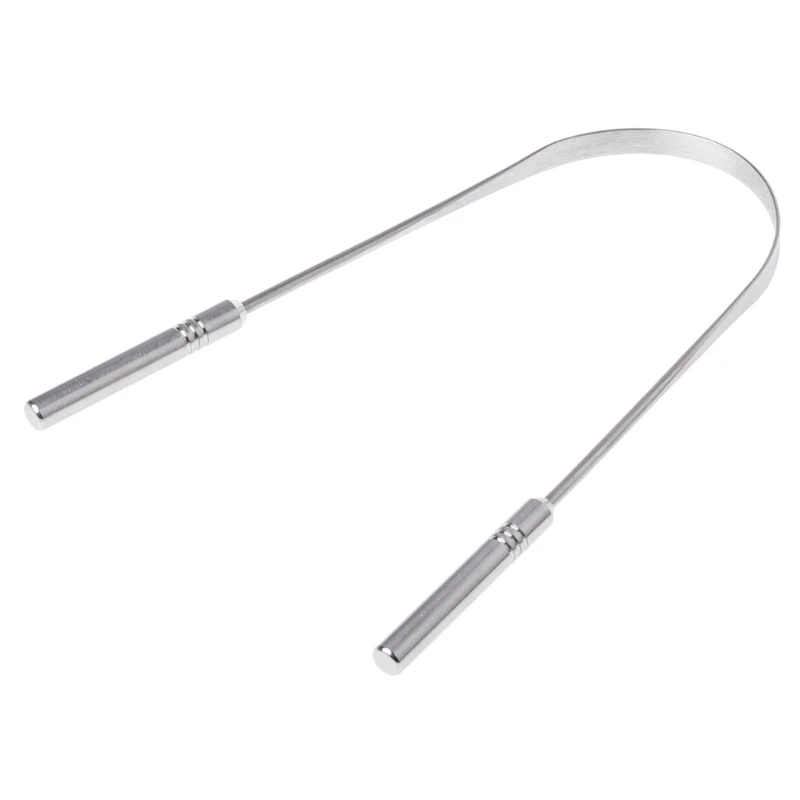 Скребок для чистки языка из нержавеющей стали, уход за полостью рта, дезодорант, инструмент для здоровья R3MF