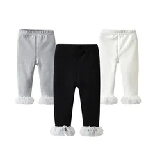 Г. Кролик Толо, Осенняя детская одежда, стиль, для детей от 0 до 3 лет, три цвета, кружевные леггинсы Yx2102