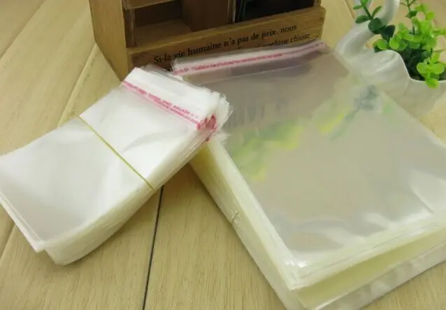 

Accessories Packing Bags OPP Adhesive Sticker Self-Adhesive Packing Bags Thick Top Grade Material Fully Transparent Color